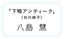 「下鴨アンティーク」(白川紺子) 八島 慧